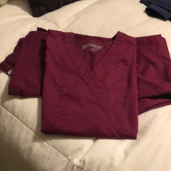 Grey's Anatomy Other - Women’s Greys Anatomy Scrubs Burgandy in color